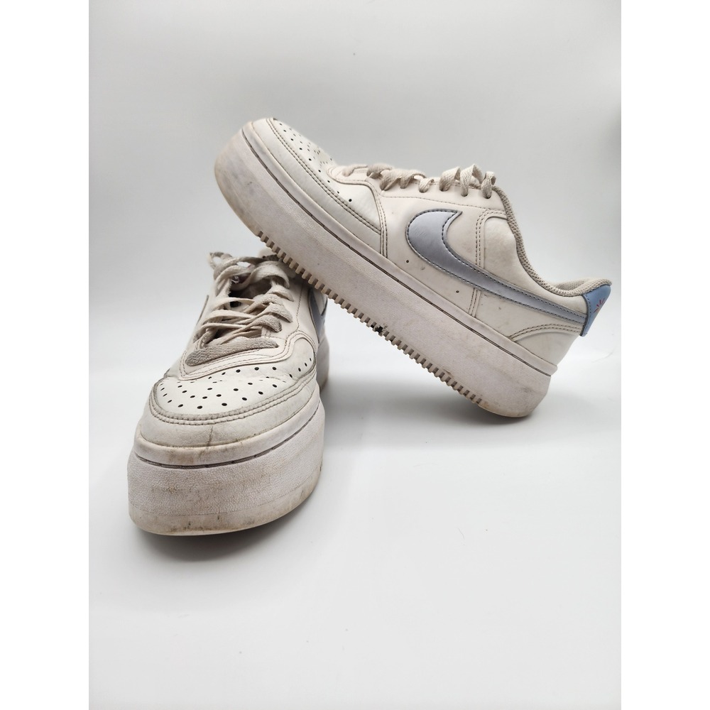 Nike Court Vision Alta Platform Sneakers Sail Light Blue Size 10 - Picture 6 of 6